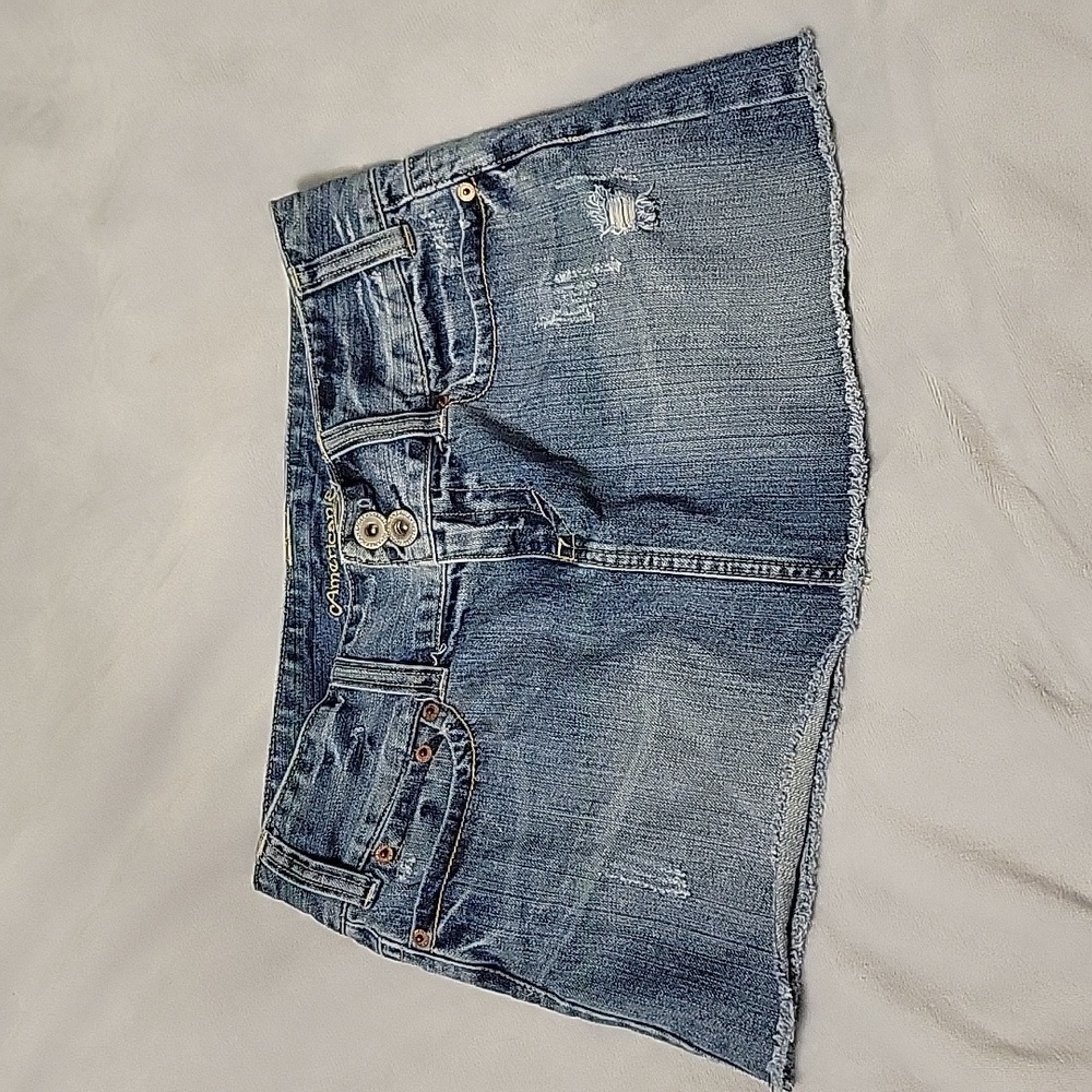 Vintage American Eagle distressed mini skirt size 4